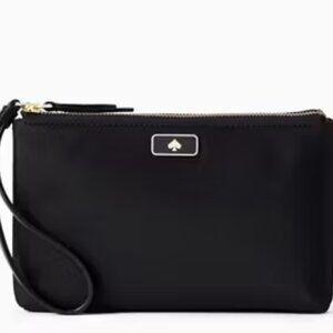 Kate Spade Dawn Medium Double Zip Wristlet Dark Green